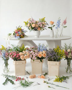 Pack de fleurs fraîches - DIY "Multicolor Pastel"