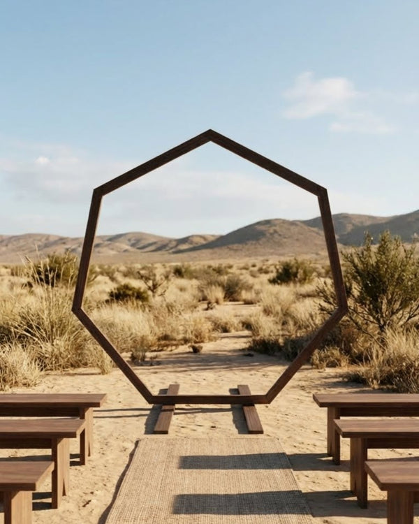 ARCHE HEPTAGONE EN BOIS