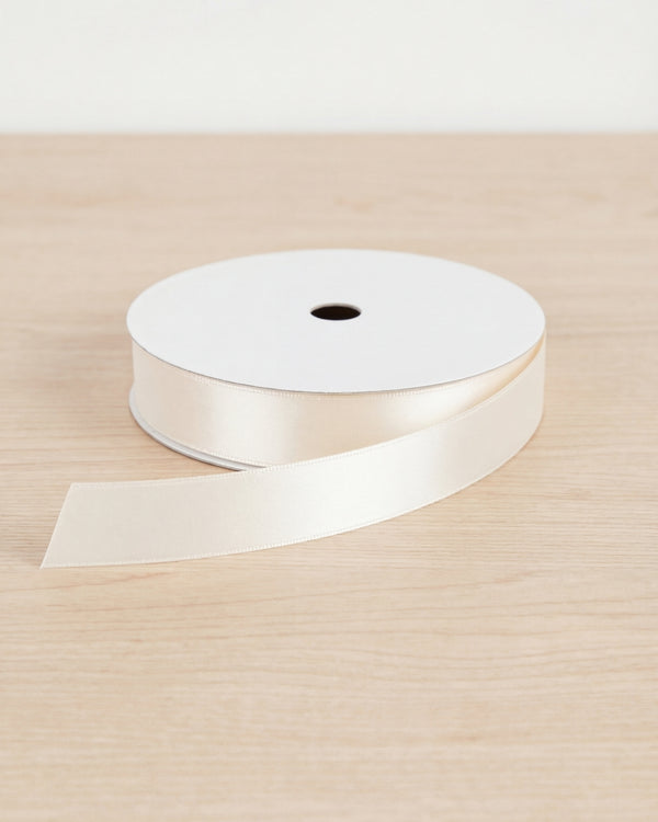 Rubans satin beige