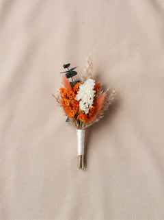 Boutonnière Terracotta